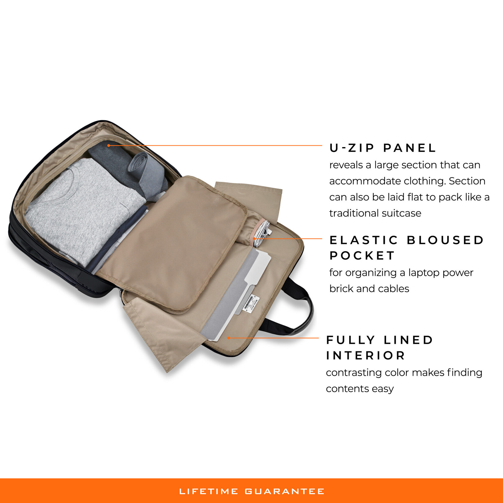 BRIGGS & RILEY @WORK MEDIUM EXPANDABLE BRIEFCASE