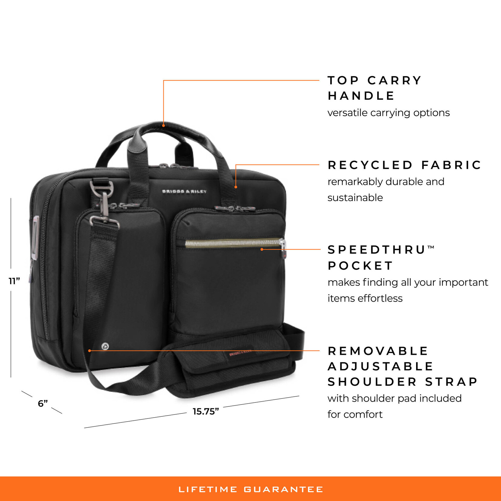 BRIGGS & RILEY HTA SLIM EXPANDABLE BRIEF