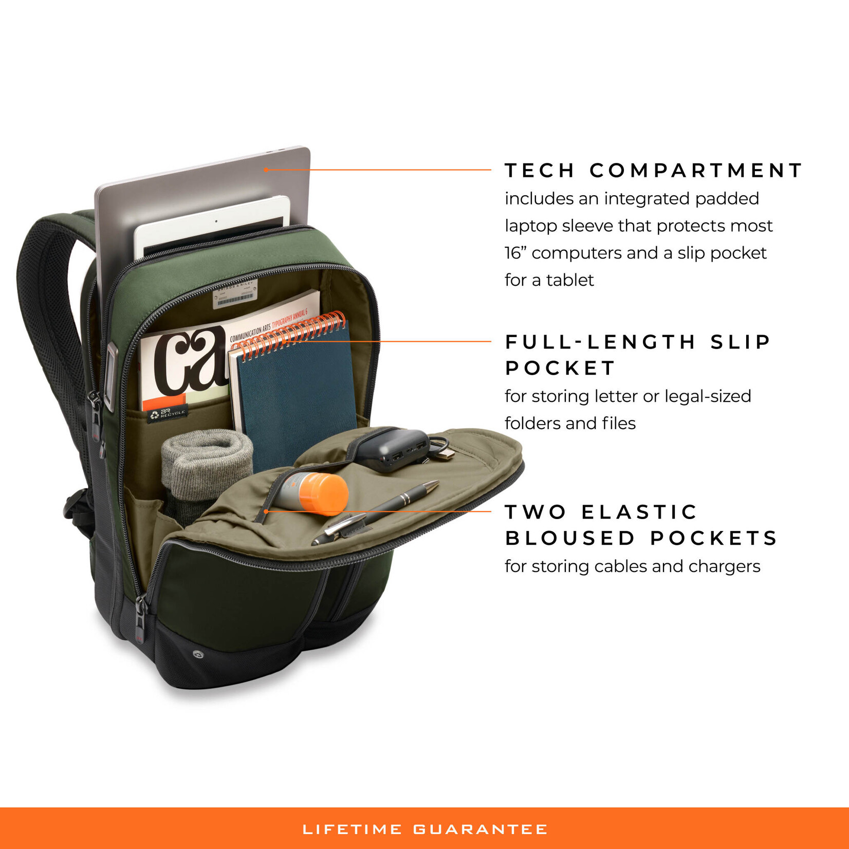 BRIGGS & RILEY HTA MEDIUM EXPANDABLE BACKPACK