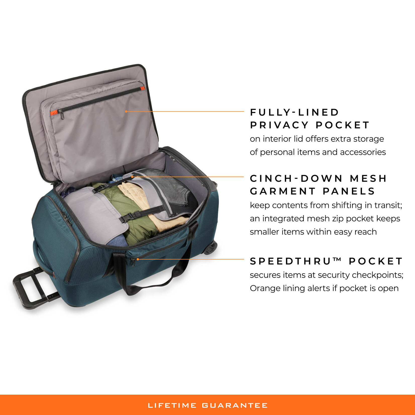 BRIGGS & RILEY ZDX 27" MEDIUM UPRIGHT DUFFLE
