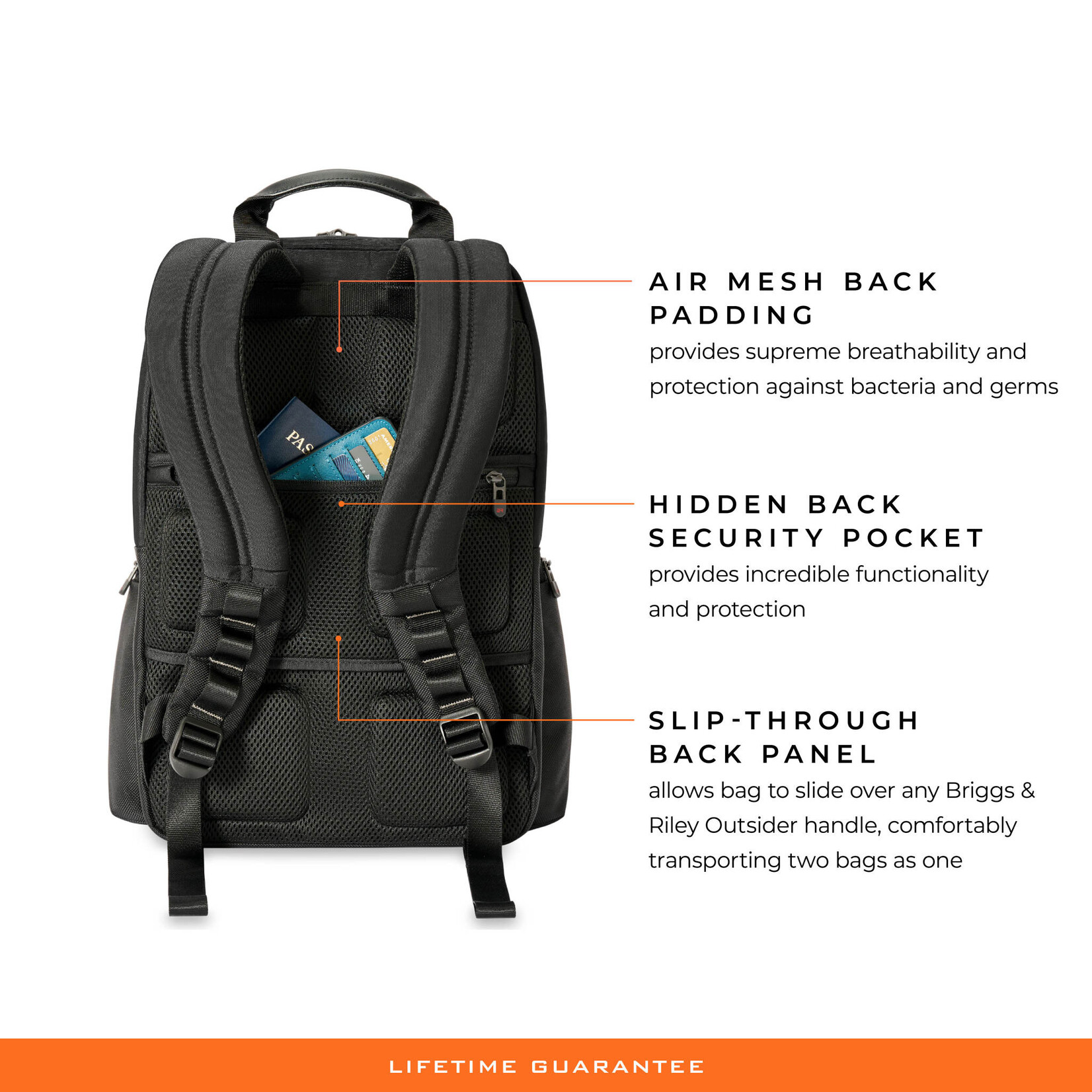 BRIGGS & RILEY HTA MEDIUM MULTI-POCKET BACKPACK