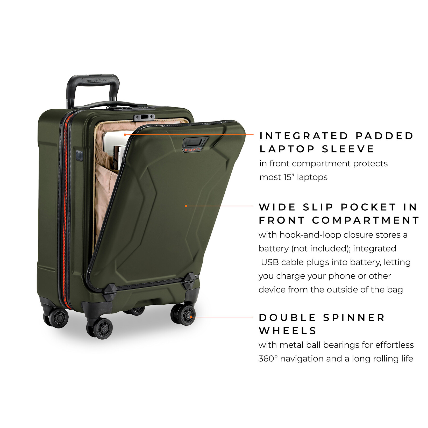 BRIGGS & RILEY TORQ. DOMESTIC CARRY-ON SPINNER
