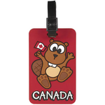 LUGGAGE TAG DANCING BEAVER