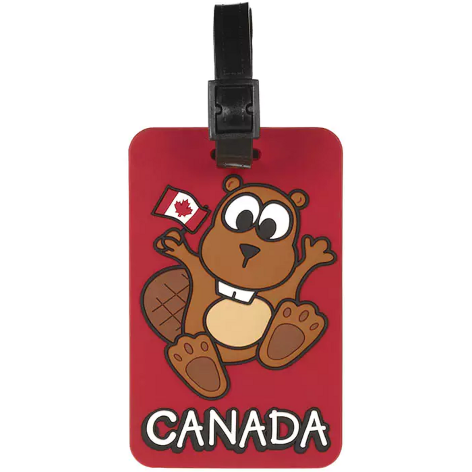 LUGGAGE TAG DANCING BEAVER