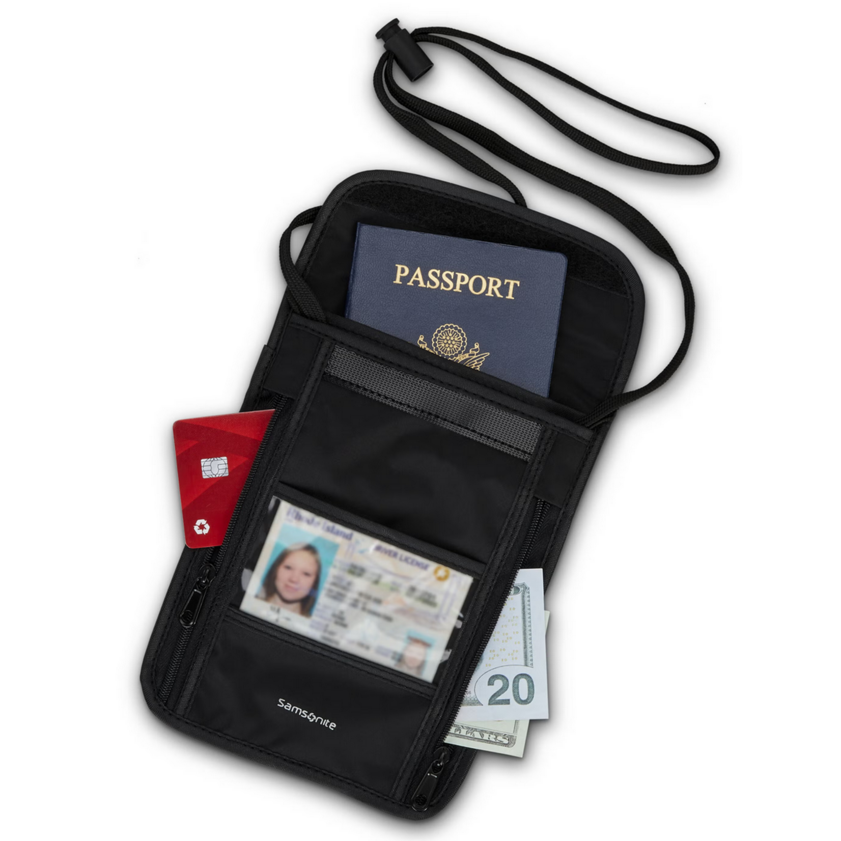 SAMSONITE CANADA RFID SECURITY NECK POUCH