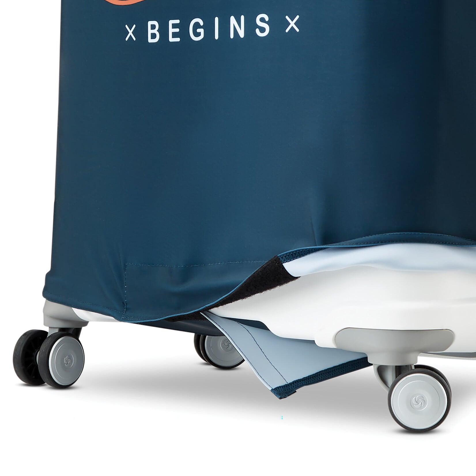 SAMSONITE CANADA PRINTED LUGGAGE COVERS - ADVENTURE BEGINS