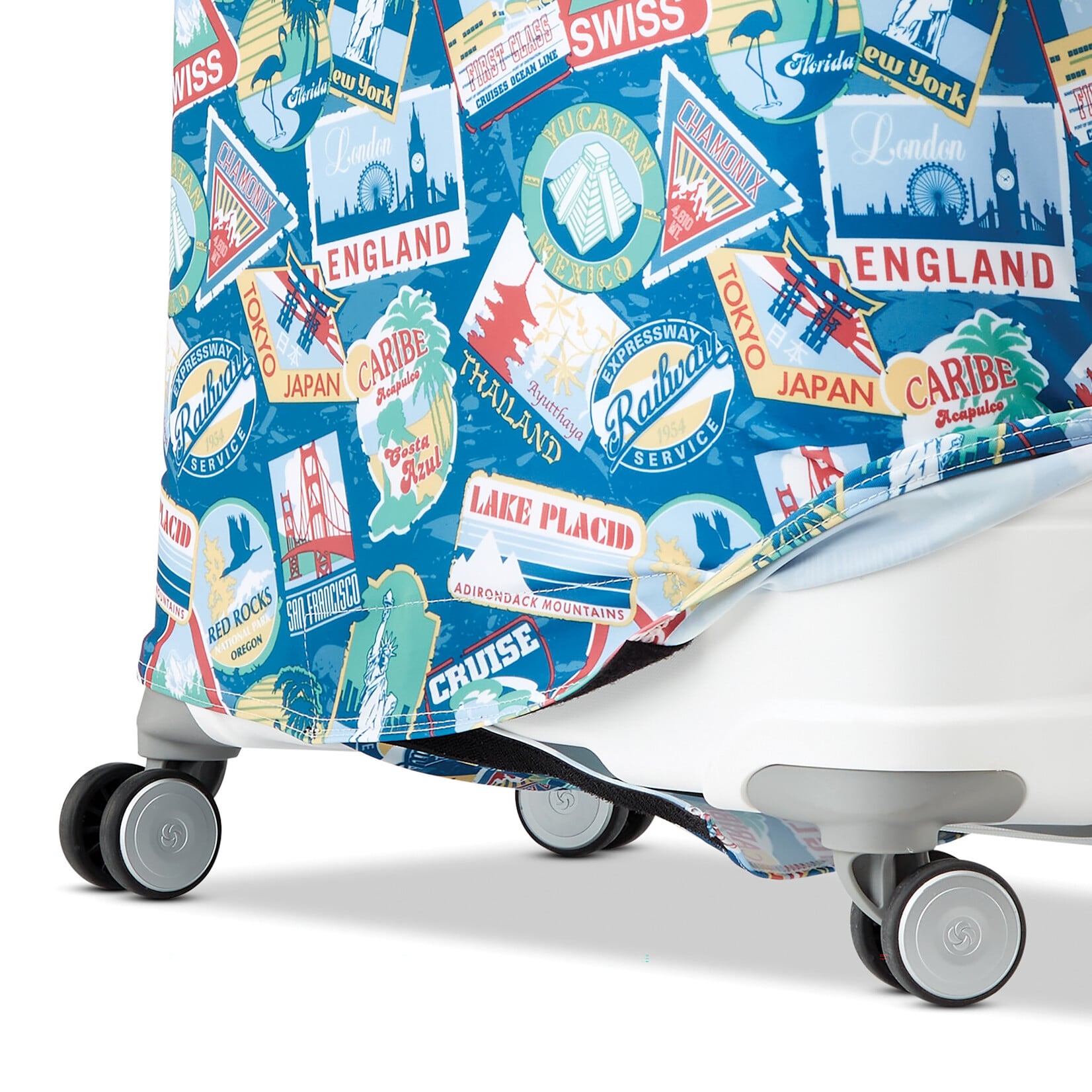 SAMSONITE CANADA PRINTED LUGGAGE COVER CITY PRINT