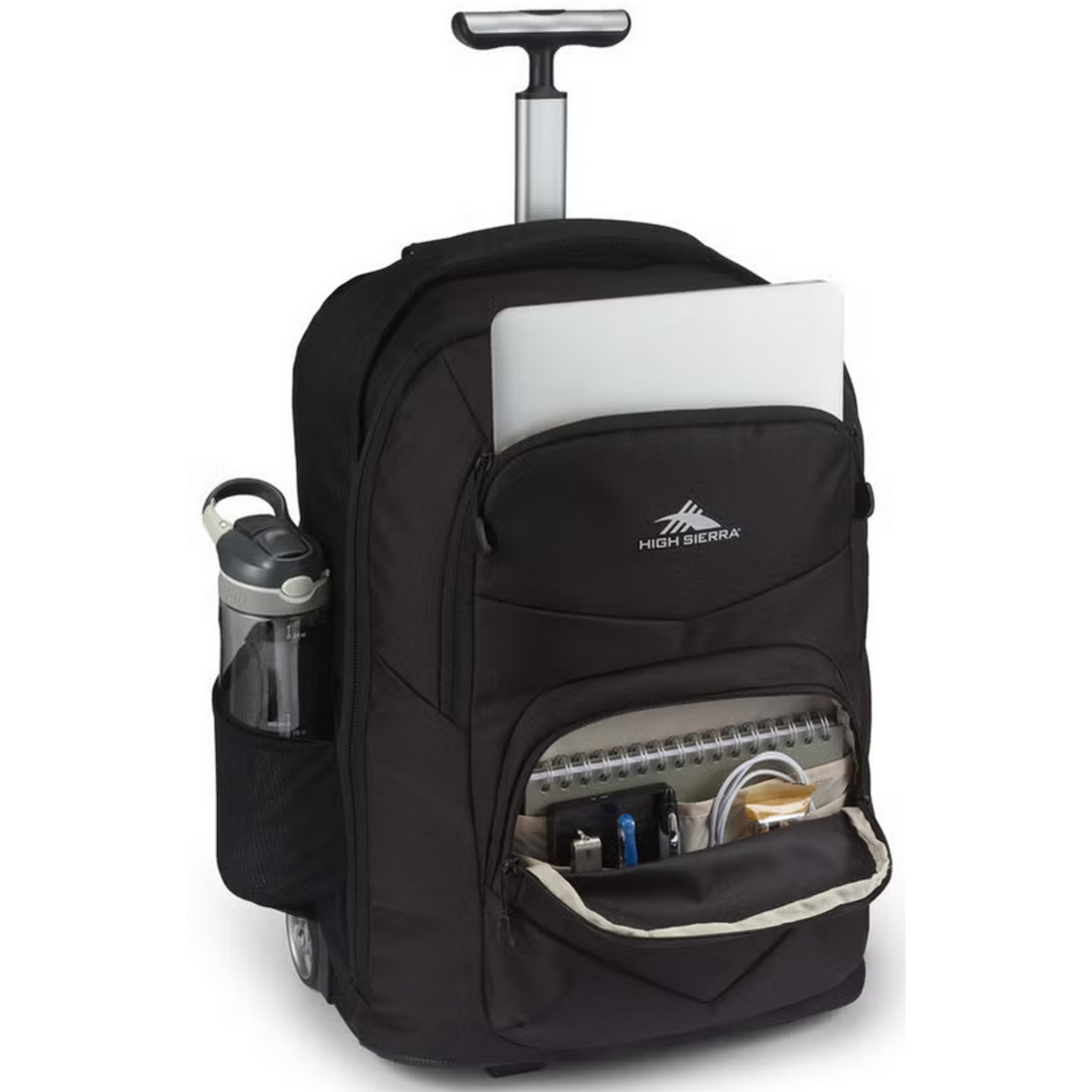 FREEWHEEL PRO WHEELED BACKPACK - Black
