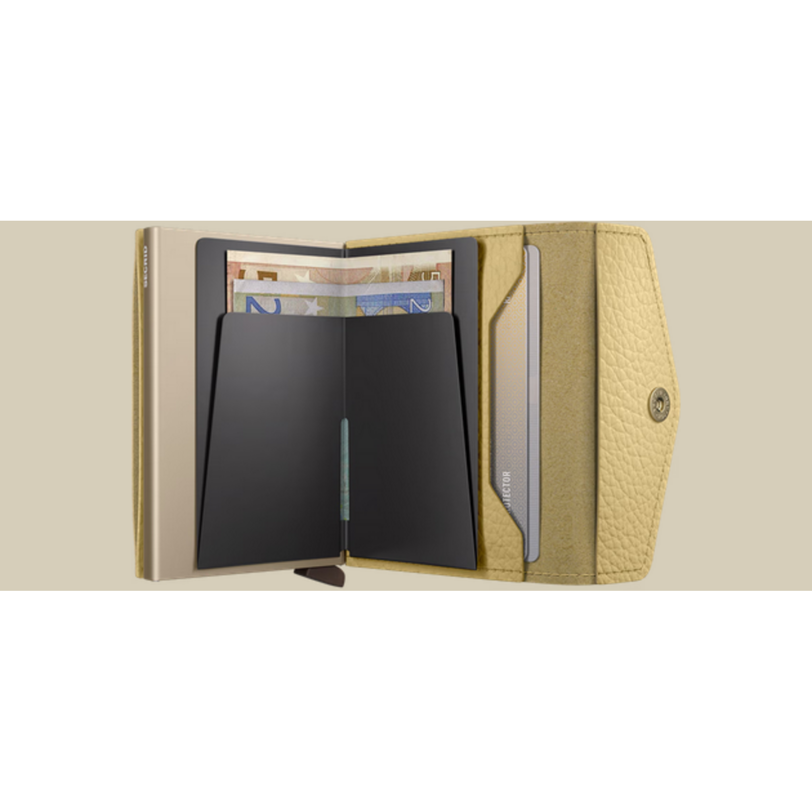 SECRID ENVELOPE WALLET PEBBLE