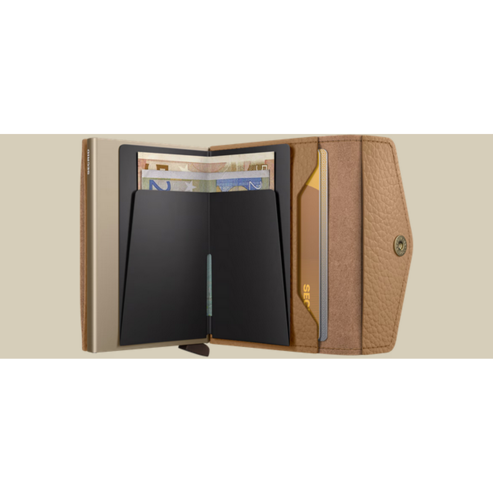 SECRID ENVELOPE WALLET PEBBLE