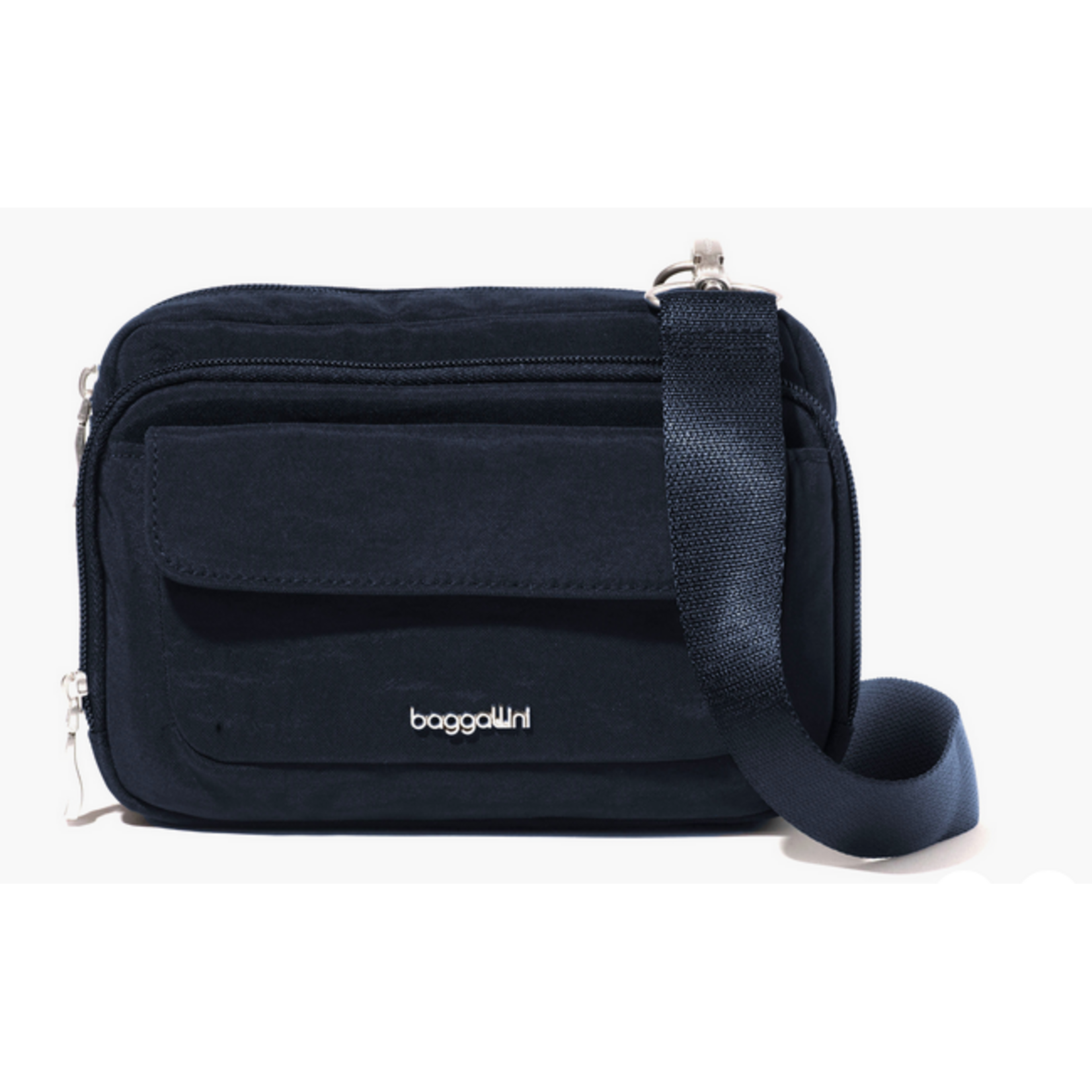 BAGGALLINI DOUBLE ZIP CONVERTIBLE CROSSBODY