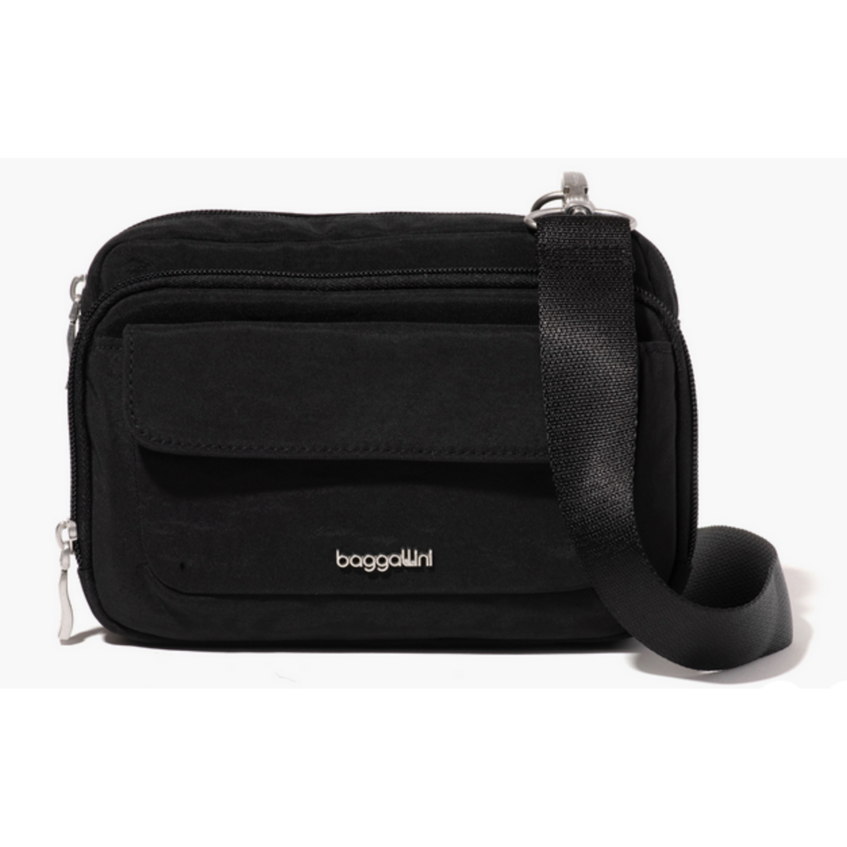 BAGGALLINI DOUBLE ZIP CONVERTIBLE CROSSBODY