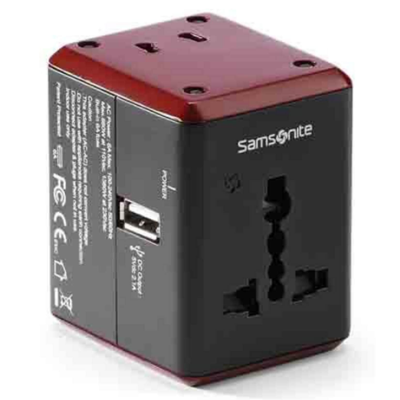 SAMSONITE CANADA WORLDWIDE ADAPTER W/USB