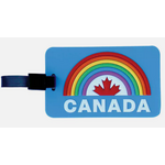 LUGGAGE TAG RAINBOW LEAF