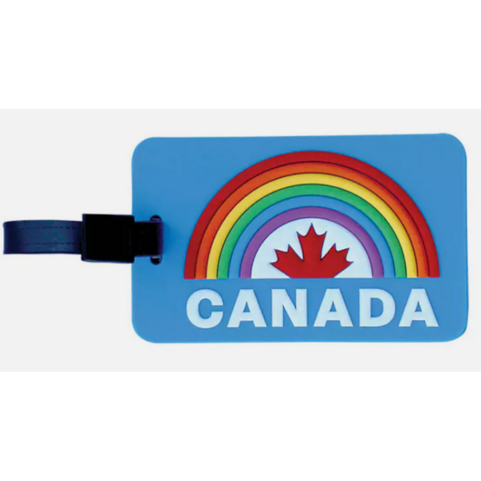 LUGGAGE TAG RAINBOW LEAF
