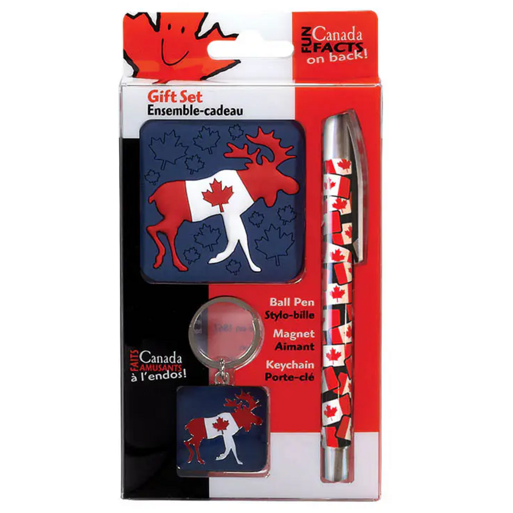 CANADA GIFT SET- Moose Flag