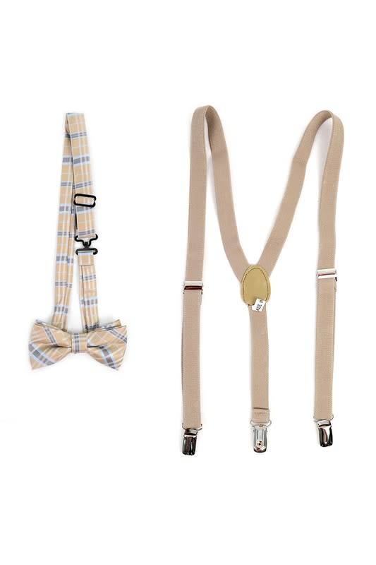 Suspender and Bow Tie Set