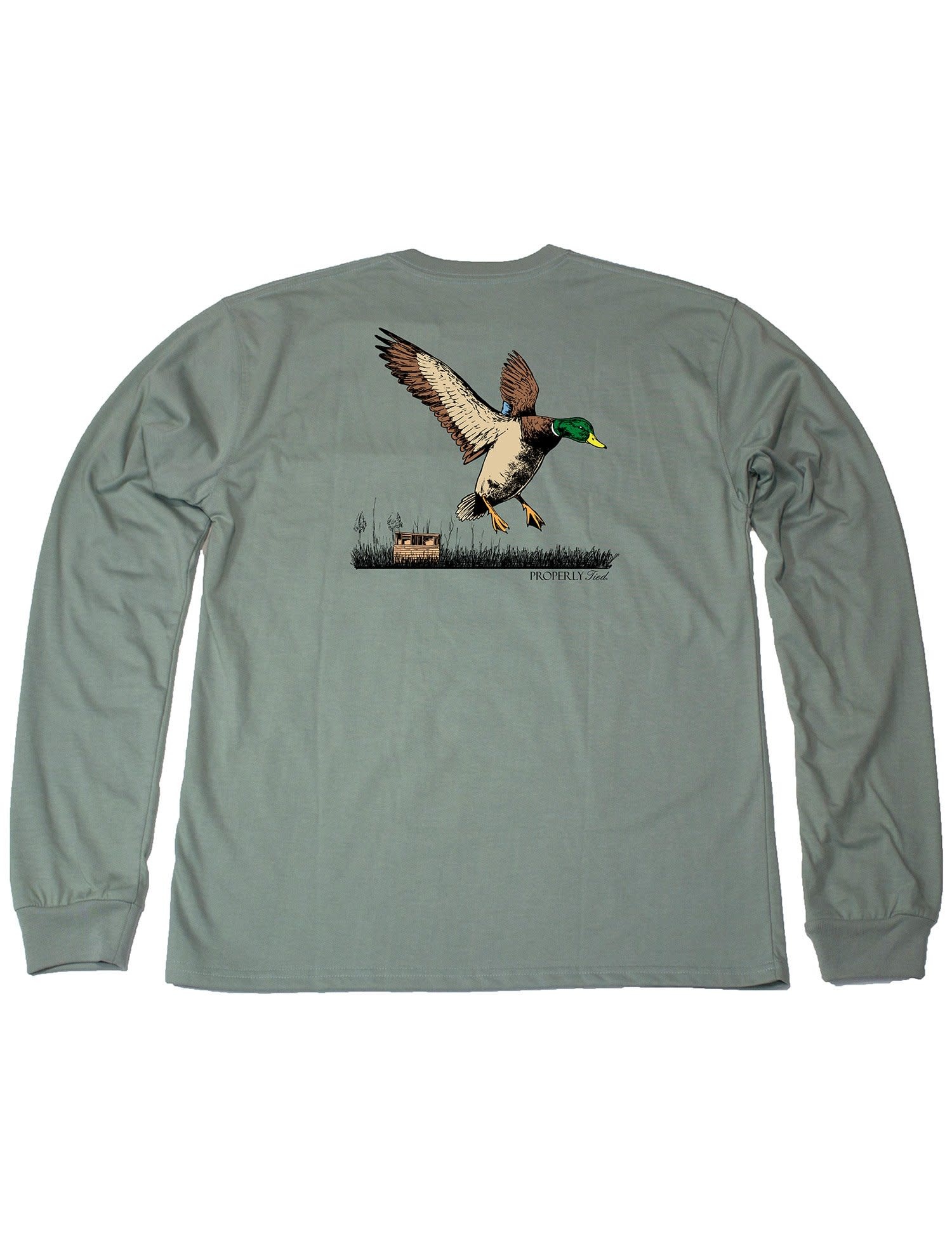 Properly Tied Long Sleeve Outdoor Graphics Tee