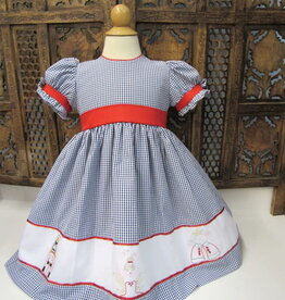 Will' Beth Short Sleeve Smocked Chistmas Dress