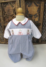 Will' Beth Baby Boy Christmas Romper