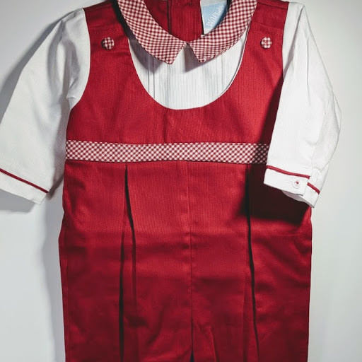 Will' Beth Baby Boy Christmas Romper