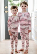 Lila+Hayes Boy's Pima Cotton Christmas 2 pc Pj's