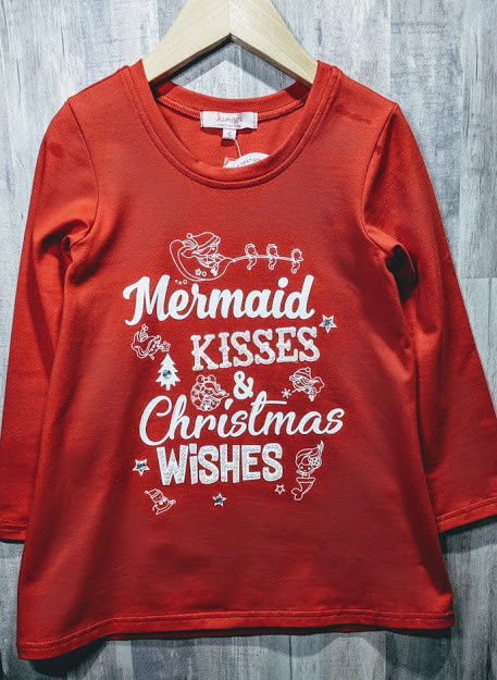 Haven Children Girl's Graphic Christmas Tee's