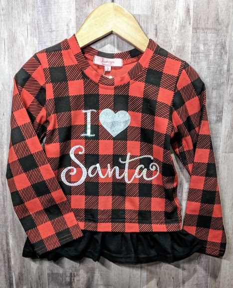 Haven Children Girl's Graphic Christmas Tee's