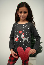 Haven Children Girl's Graphic Christmas Tee's