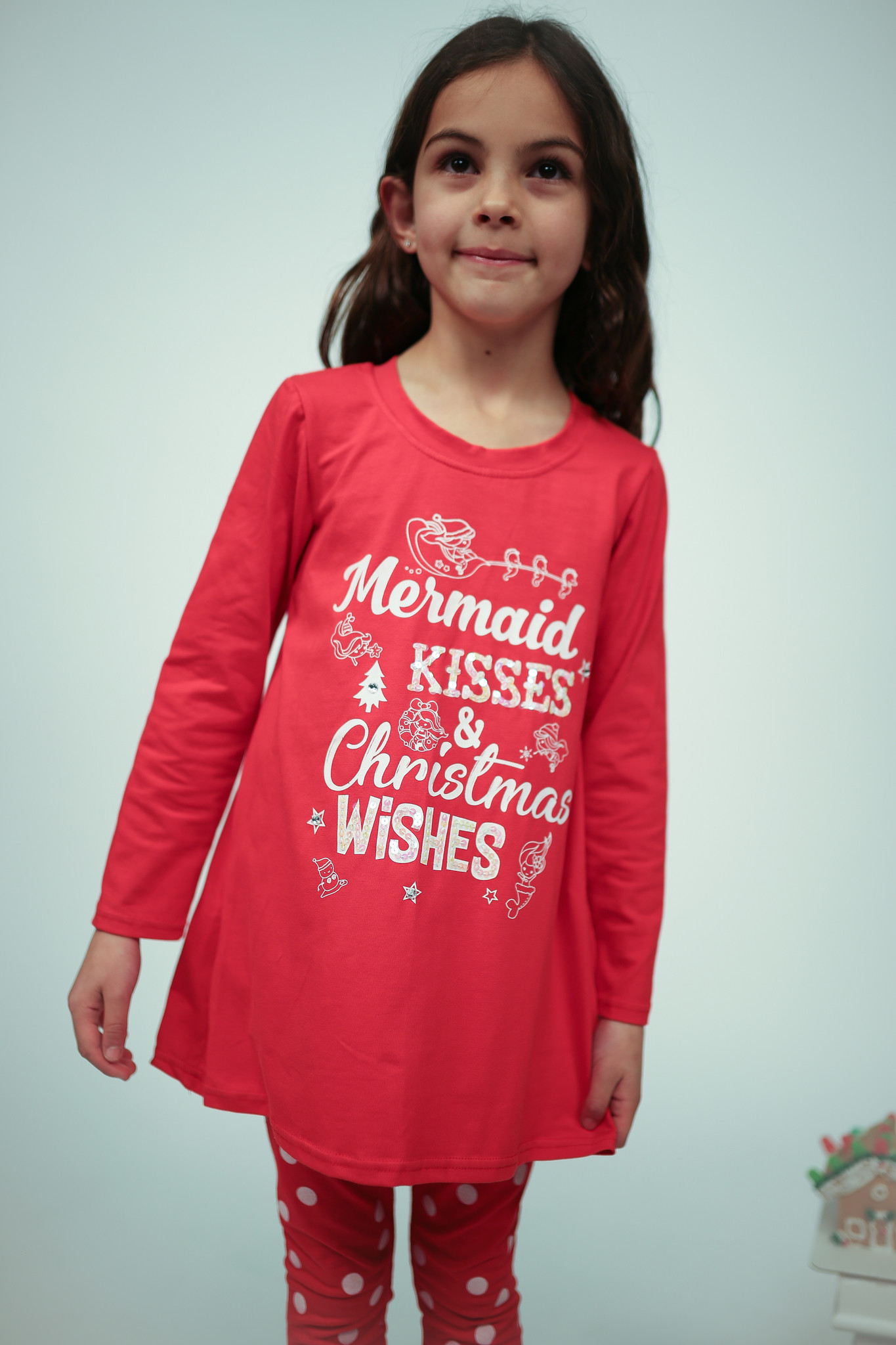 Haven Children Girl's Graphic Christmas Tee's