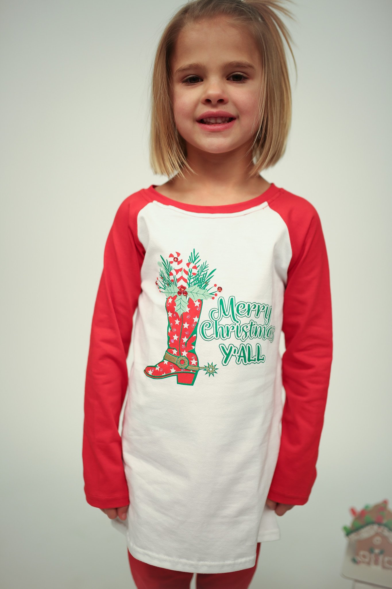 Haven Children Girl's Graphic Christmas Tee's