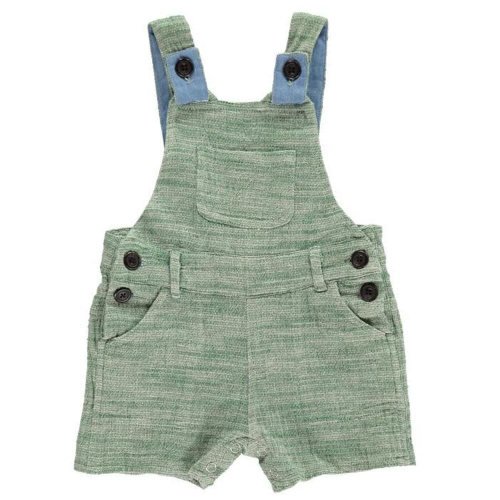 green overalls baby