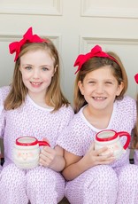 Lila+Hayes Girl's 2pc Pima Cotton Christmas PJ's