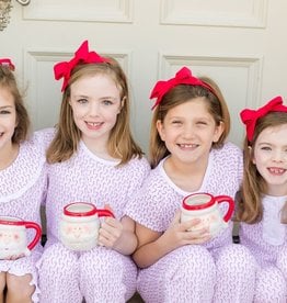 Lila+Hayes Girl's 2pc Pima Cotton Christmas PJ's