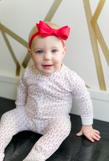 Lila+Hayes Baby / Toddler Zipper Christmas Pj's