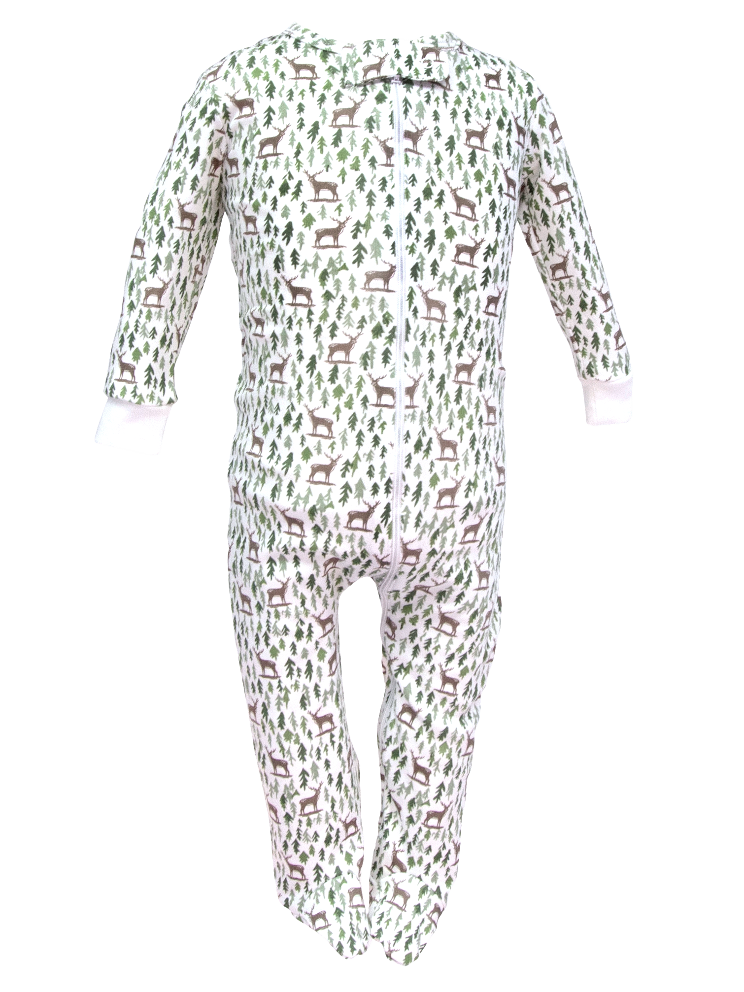 Lila+Hayes Baby / Toddler Zipper Christmas Pj's