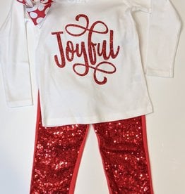 Girls Sequined Leggings