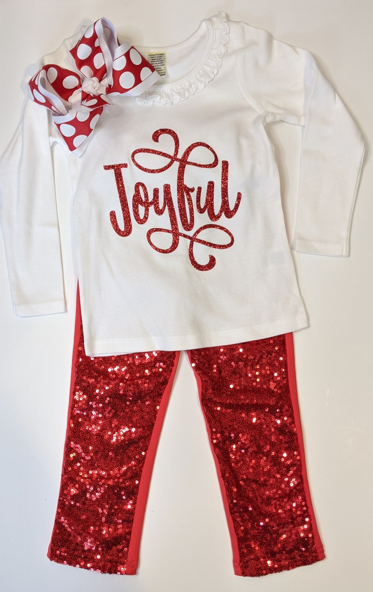 Girls Sequined Leggings