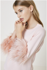 Hayden Girls Fur Sleeve Sweater Top