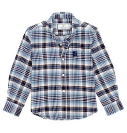 Properly Tied Boy's Button-Up Flannel Shirt