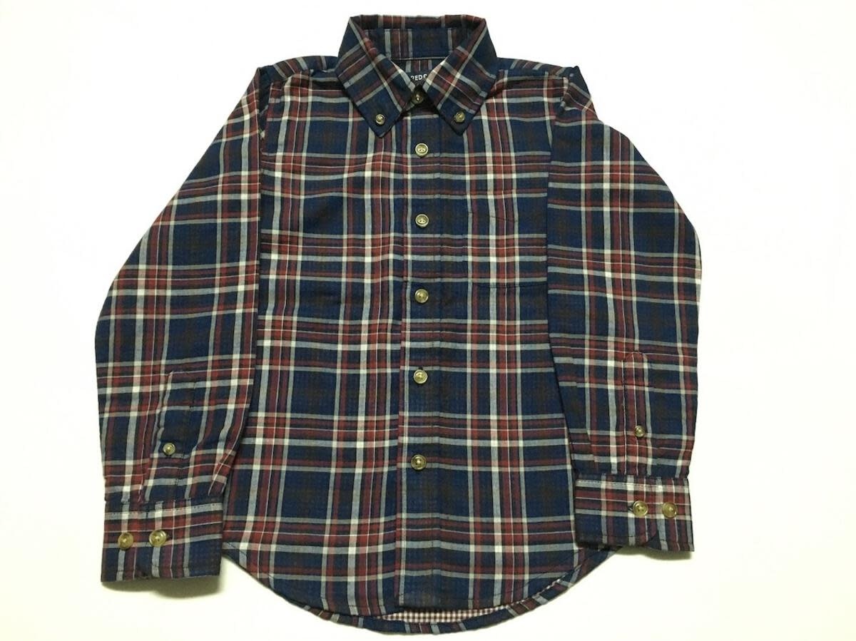 Pedal Boy L/S Plaid Button Down Shirt