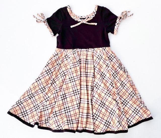 Charlie's Project Girl Berry Hugs Twirl Dress