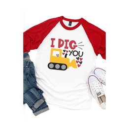 Kids by Kissed Apparel Big Boy Valentine T-shirt