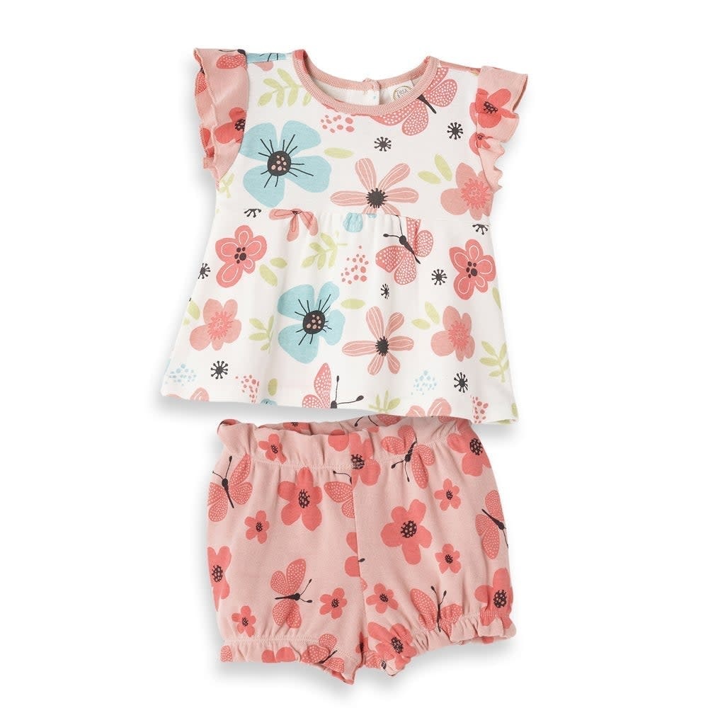 Baby / Toddler Girl Floral Short Set