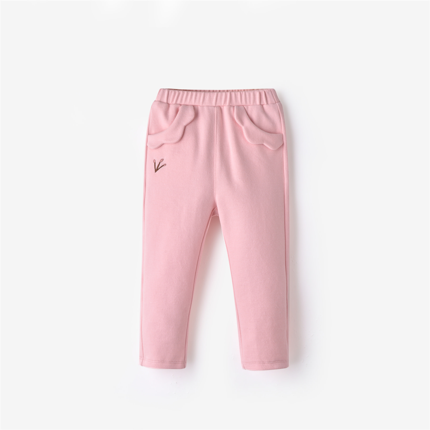 Aimama Toddler Girl Ruffled Pocket Pant