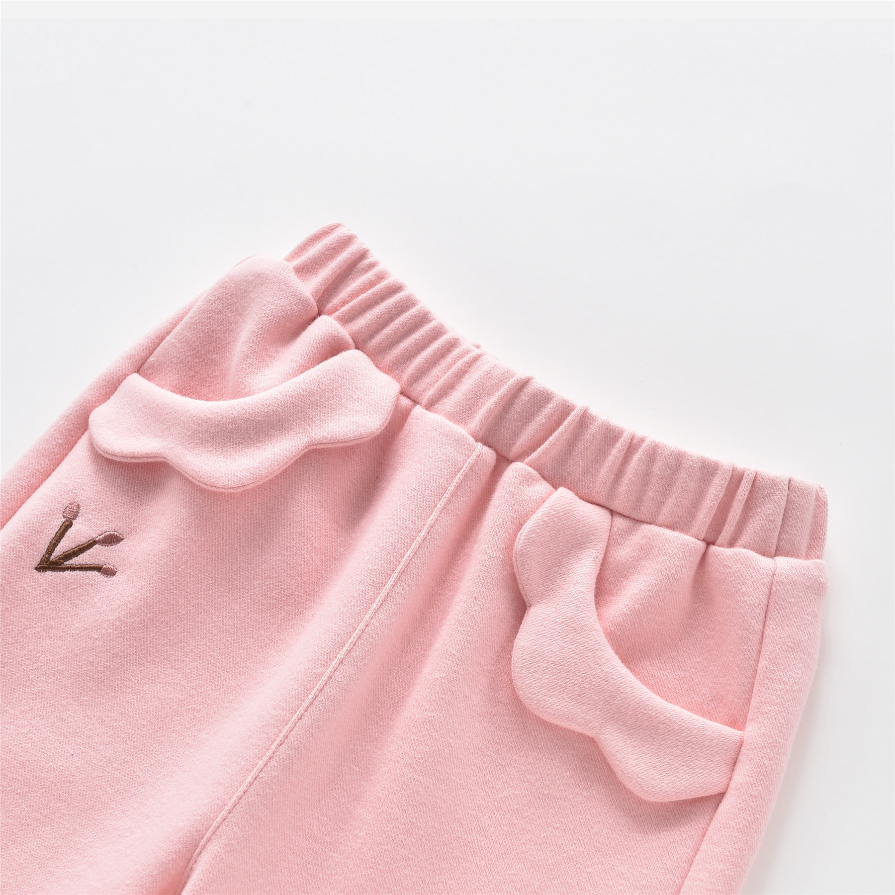 Aimama Toddler Girl Ruffled Pocket Pant