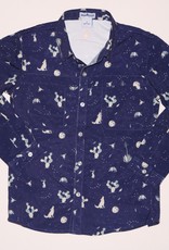 Blue Quail Clothing Co Boy's L/S Button Down , UPF 50 Shirt