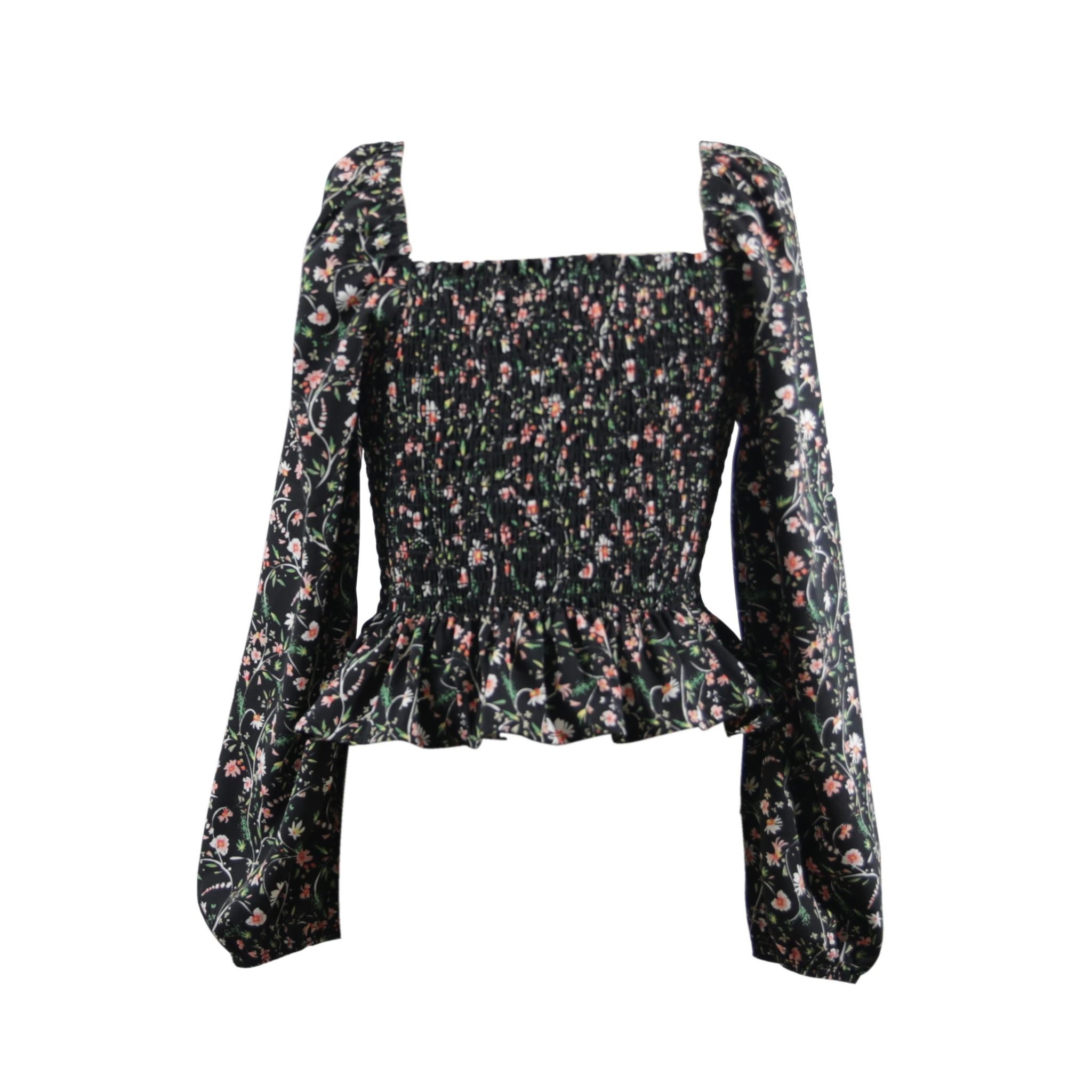 Junior Puff Sleeved Smocked Top