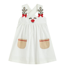 Lil Cactus Reindeer Pocket Jumper Dress