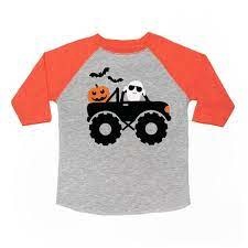Sweet Wink Boy Halloween Baseball Sleeve T-Shirt